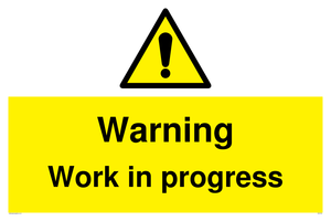 WC5794: Warning Work in progress