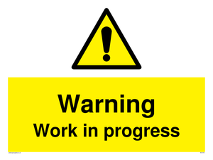 WC5794: Warning Work in progress