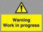 WC5794: Warning Work in progress