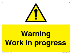 WC5794: Warning Work in progress