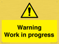 WC5794: Warning Work in progress