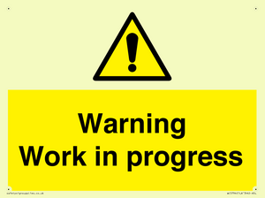 WC5794: Warning Work in progress