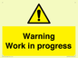 WC5794: Warning Work in progress