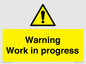 WC5794: Warning Work in progress