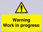 WC5794: Warning Work in progress