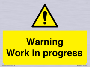 WC5794: Warning Work in progress