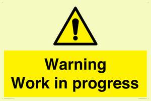 WC5794: Warning Work in progress