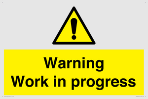WC5794: Warning Work in progress