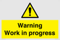 WC5794: Warning Work in progress
