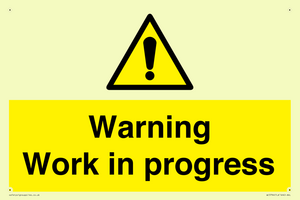 WC5794: Warning Work in progress
