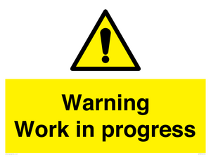 WC5794: Warning Work in progress