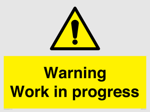 WC5794: Warning Work in progress