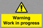 WC5794: Warning Work in progress