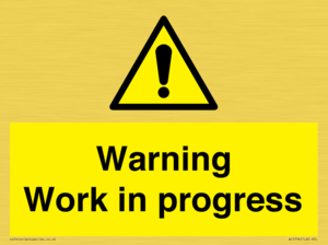 WC5794: Warning Work in progress