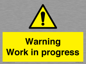 WC5794: Warning Work in progress