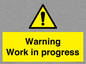 WC5794: Warning Work in progress
