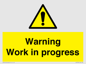WC5794: Warning Work in progress