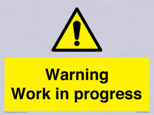 WC5794: Warning Work in progress