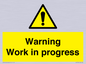 WC5794: Warning Work in progress