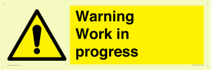 WC5794: Warning Work in progress