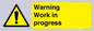 WC5794: Warning Work in progress