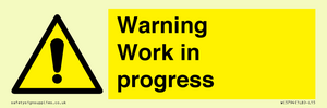 WC5794: Warning Work in progress
