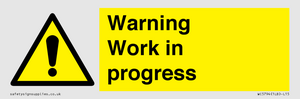WC5794: Warning Work in progress