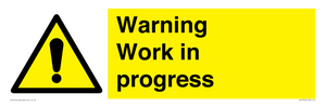 WC5794: Warning Work in progress