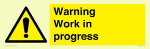 WC5794: Warning Work in progress