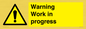 WC5794: Warning Work in progress