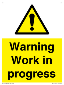 WC5794: Warning Work in progress