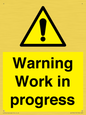 WC5794: Warning Work in progress