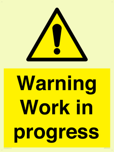 WC5794: Warning Work in progress