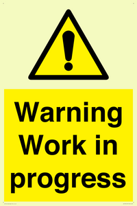 WC5794: Warning Work in progress