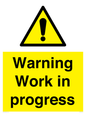 WC5794: Warning Work in progress