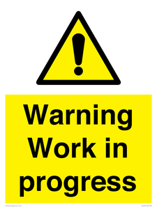 WC5794: Warning Work in progress