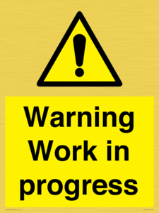 WC5794: Warning Work in progress