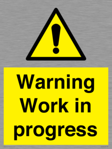 WC5794: Warning Work in progress
