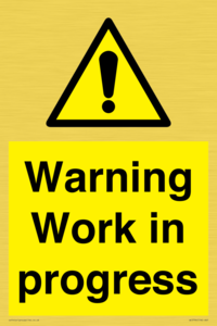 WC5794: Warning Work in progress