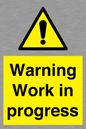 WC5794: Warning Work in progress
