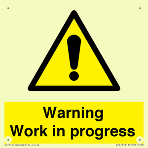 WC5794: Warning Work in progress