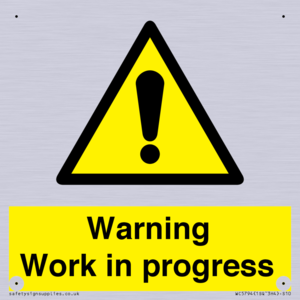 WC5794: Warning Work in progress