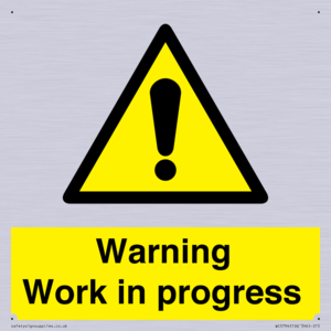 WC5794: Warning Work in progress