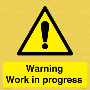 WC5794: Warning Work in progress