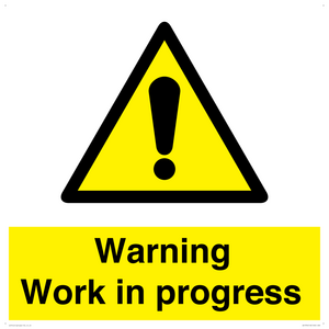 WC5794: Warning Work in progress