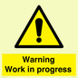 WC5794: Warning Work in progress