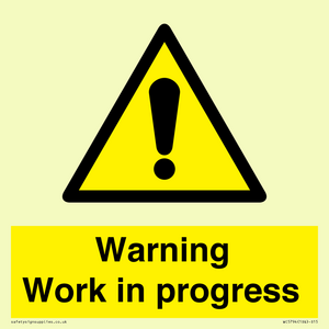 WC5794: Warning Work in progress