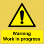 WC5794: Warning Work in progress