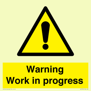 WC5794: Warning Work in progress