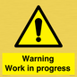 WC5794: Warning Work in progress